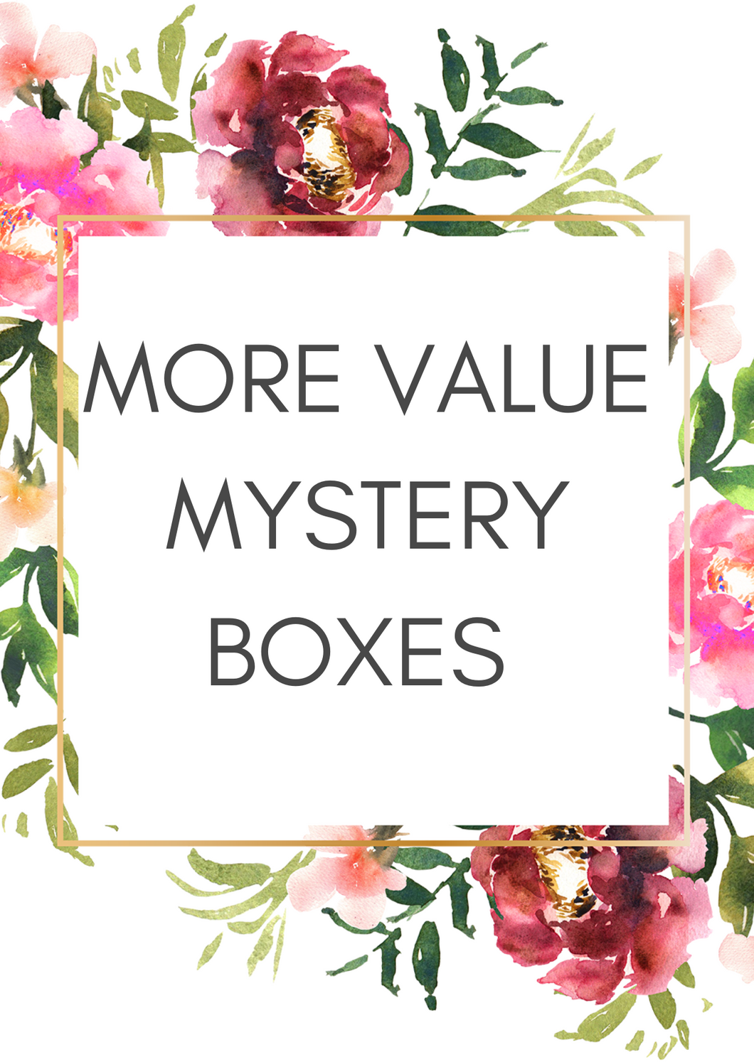 Extra value clearance mystery box